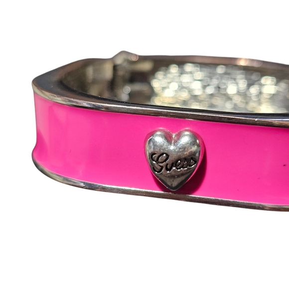 Guess Bracelet, vintage, pink, hinge open - Picture 3 of 4